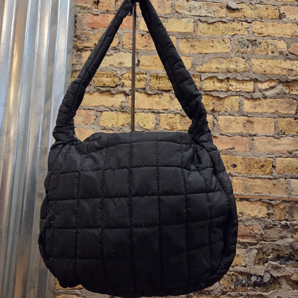 Black Quilted Women's Bag